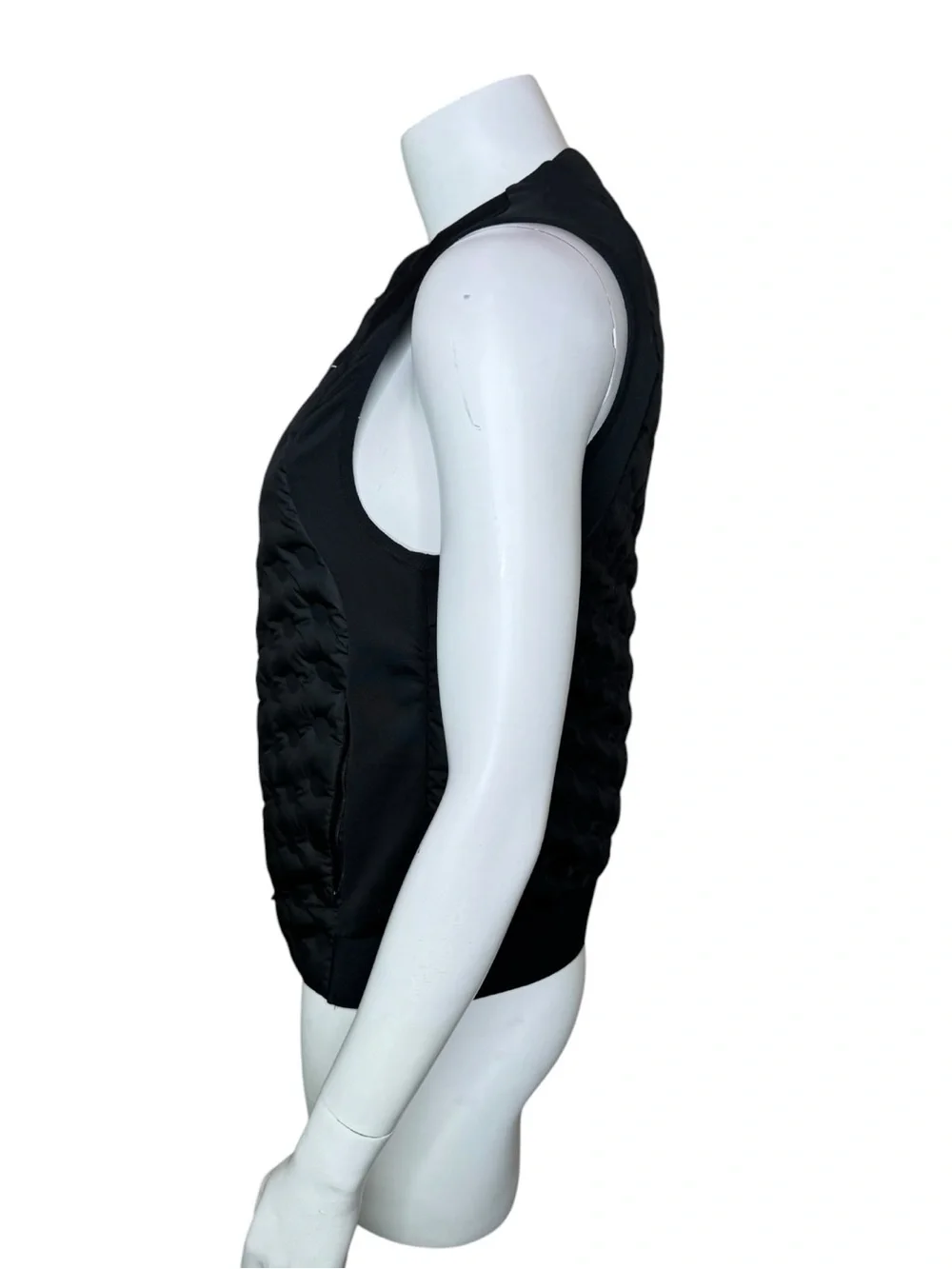 Nike Aeroloft Down Running Vest S Quilted Puffer Black CZ1607